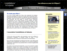 Tablet Screenshot of constellationsetgalaxies.org